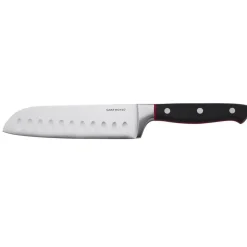 Couteau santoku Hiro noir/rouge - 25.5 cm