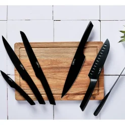 Couteaux de cuisine Jensen - 6 pièces noir mat