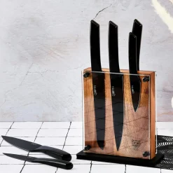 Couteaux de cuisine Jensen - 6 pièces noir mat