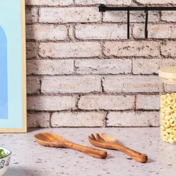 Couverts à salade en bois d'acacia ESKIL marron