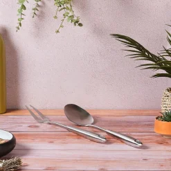 Couverts à salade et barbecue en acier inoxydable STAL inox