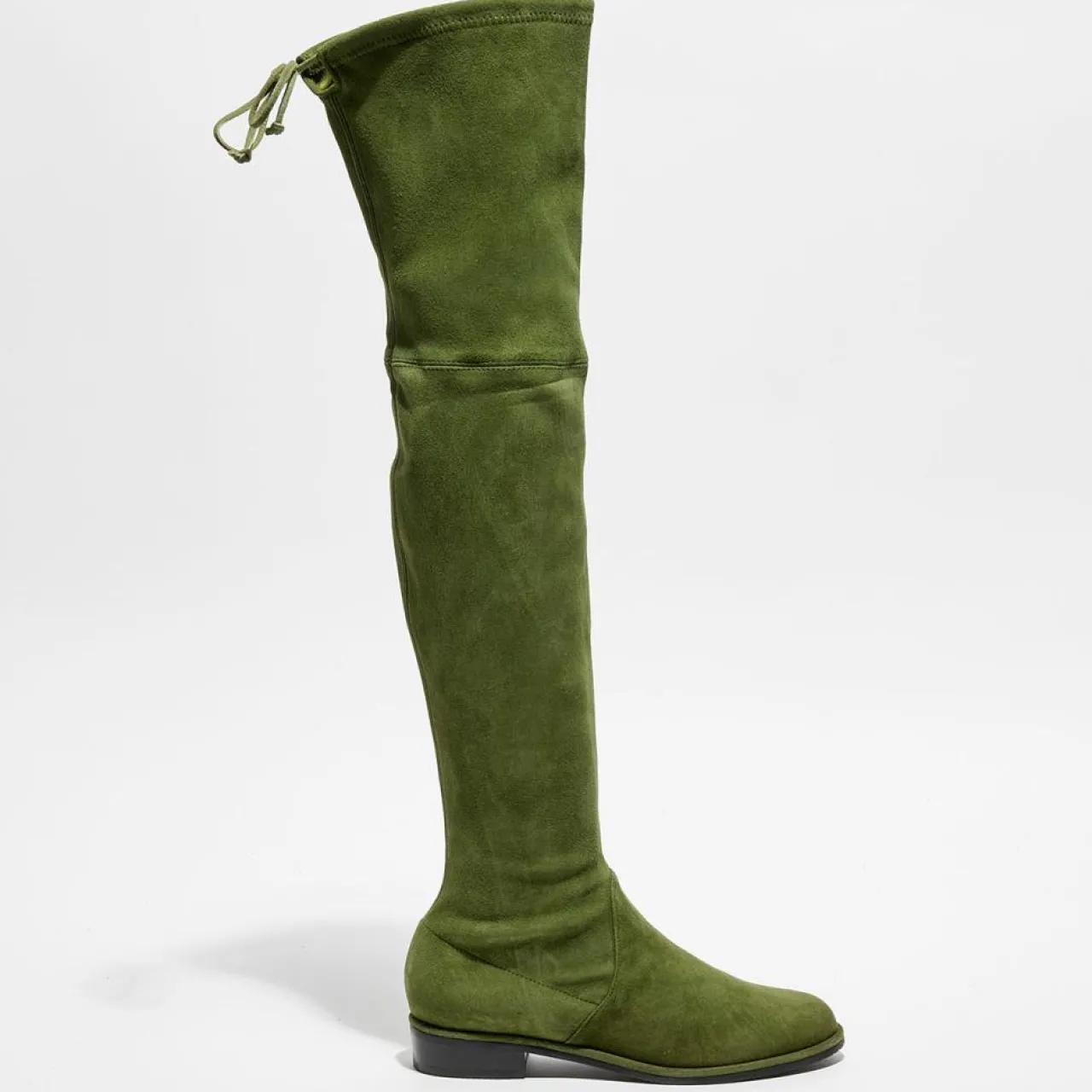 Cuissardes en Velours de Cuir Lowland vertes