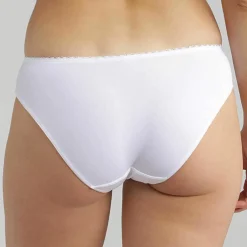 Culotte Flower Elegance imprimé estival blanche