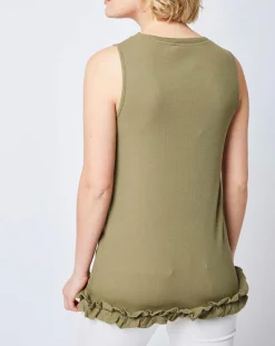 Débardeur à motif kaki/noir