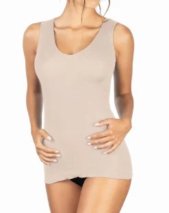 Débardeur Camélia beige