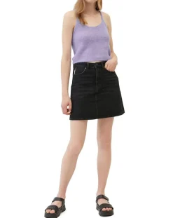 Débardeur en Alpaga & Laine mélangés cropped violet clair