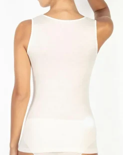 Débardeur Laine et Soie ivoire