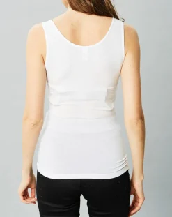 Débardeur Valérie en Micromodal blanc