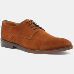 Derbies en Cuir camel