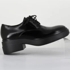 Derbies en Cuir noires - Talon 5.5 cm