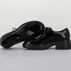 Derbies en Cuir noires - Talon 5.5 cm