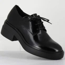 Derbies en Cuir noires - Talon 5.5 cm