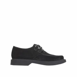 Derbies en daim Teddy noires