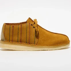 Derbies en Velours de Cuir Desert Trek ocre
