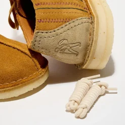 Derbies en Velours de Cuir Desert Trek ocre