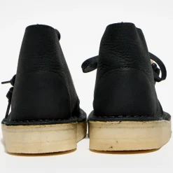 Desert boots en Velours de Cuir Coal noires