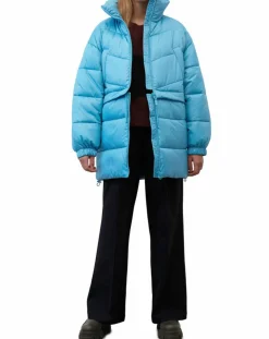 Doudoune amovible bleue