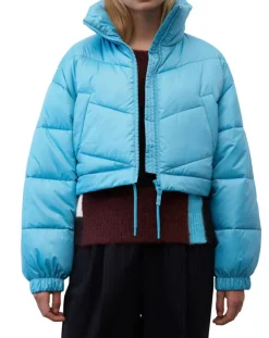 Doudoune amovible bleue