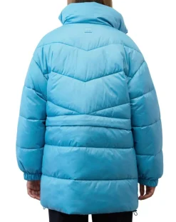 Doudoune amovible bleue