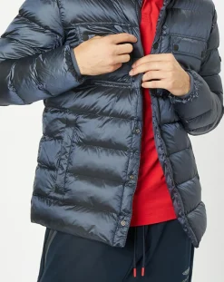 Doudoune Aston Martin Racing Shiny bleue