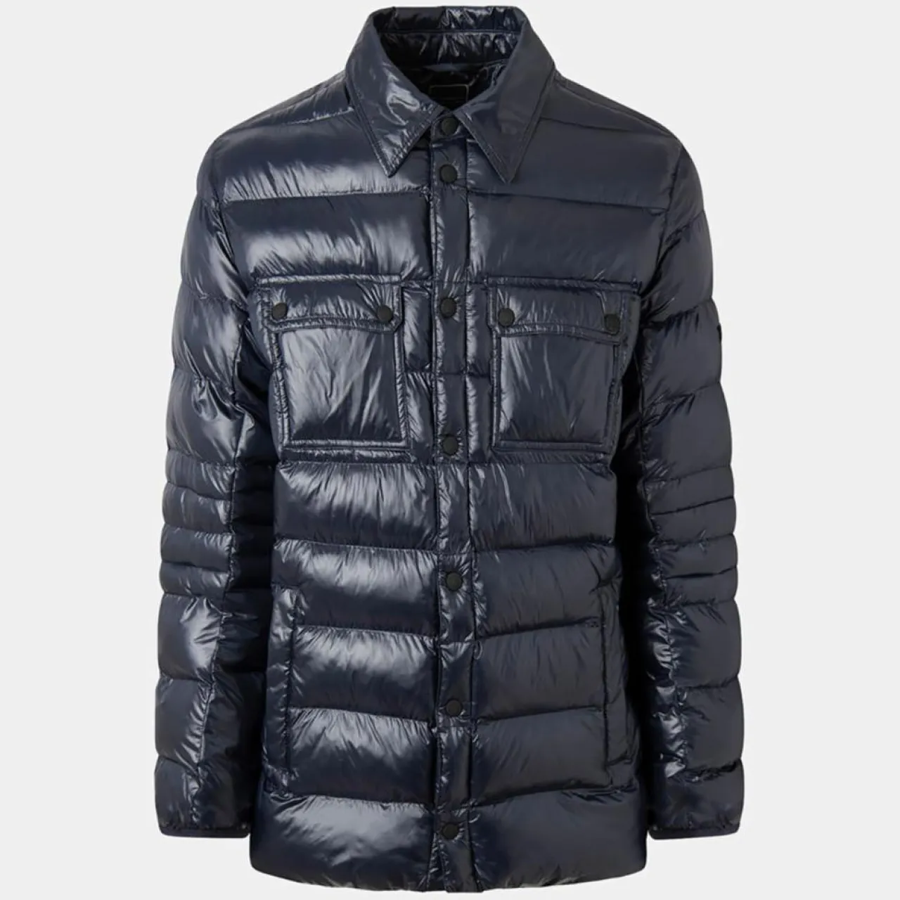 Doudoune Aston Martin Racing Shiny bleue