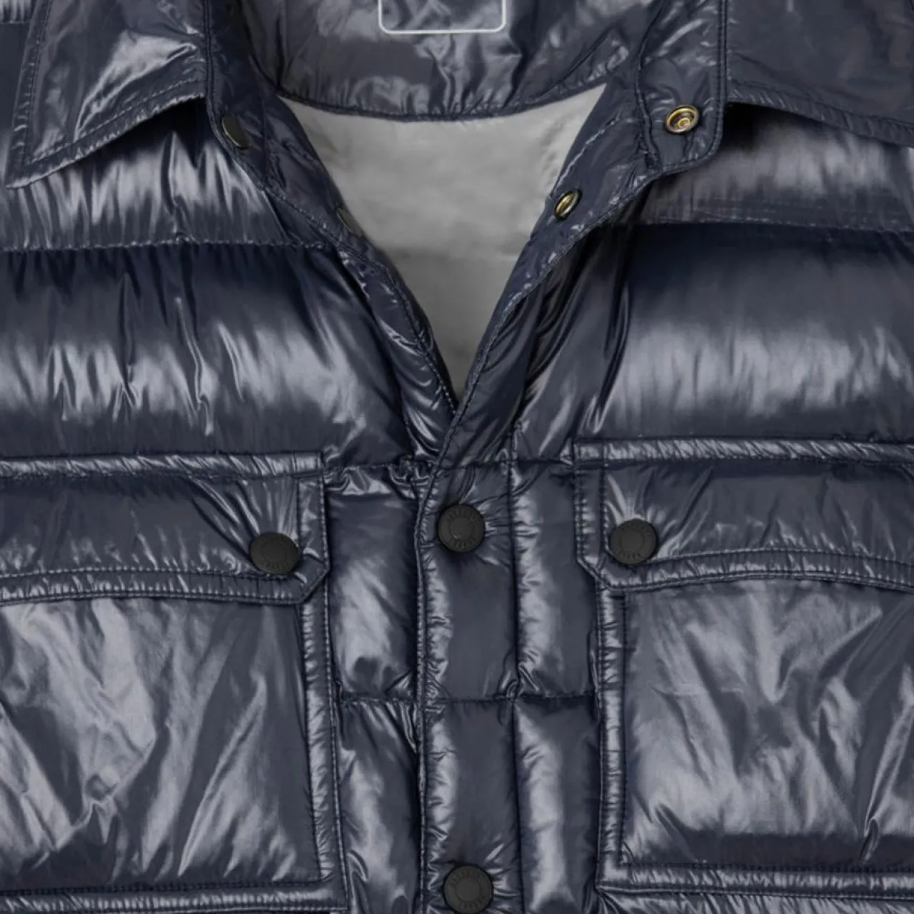 Doudoune Aston Martin Racing Shiny bleue