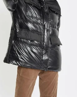 Doudoune bimatière Colh noire