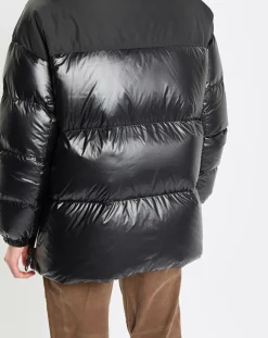 Doudoune bimatière Colh noire