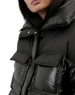 Doudoune bimatière Colh noire