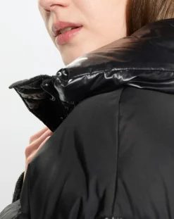 Doudoune bimatière Colh noire