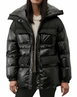 Doudoune bimatière Colh noire