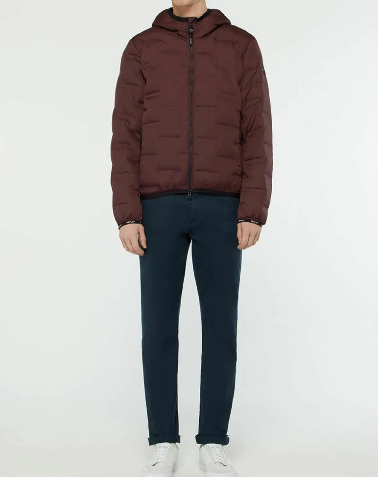 Doudoune Classic Logo bordeaux