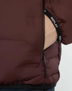 Doudoune Classic Logo bordeaux