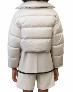 Doudoune Cropped écrue