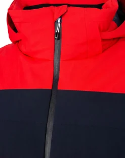 Doudoune de ski bi-stretch Valier incandescent