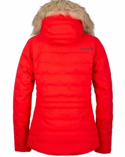 Doudoune de ski Traqui fausse fourrure incandescent