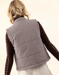 Doudoune Elvis pied de poule