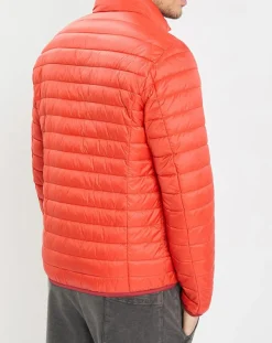 Doudoune light manches longues rouge