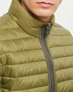 Doudoune light manches longues kaki