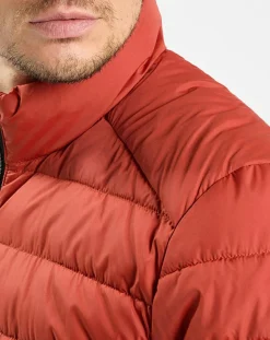 Doudoune light ndsd orange brique