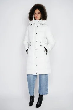 Doudoune longue avec isolation thermique jusqu'à -20 °C naturel