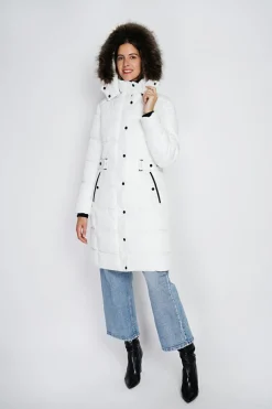 Doudoune longue avec isolation thermique jusqu'à -20 °C naturel