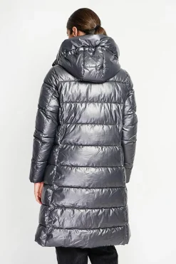 Doudoune longue loup