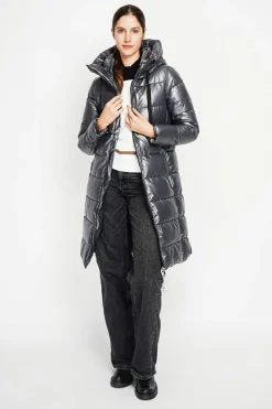 Doudoune longue loup