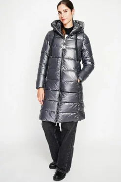 Doudoune longue loup