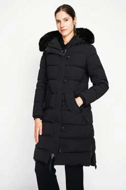 Doudoune longue noire