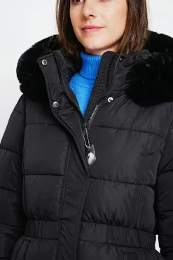 Doudoune longue noire