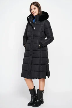 Doudoune longue noire