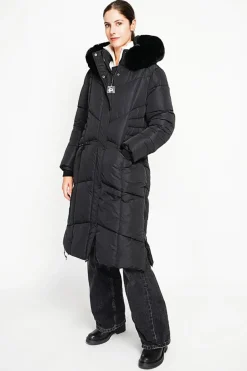 Doudoune longue noire