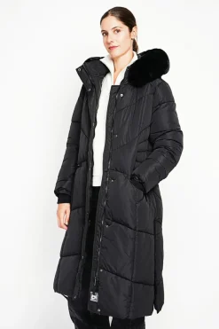 Doudoune longue noire
